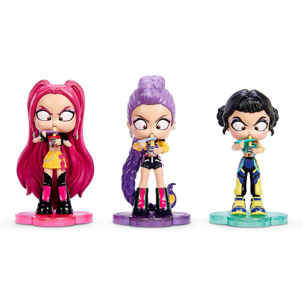 KPop Demon Hunters "How It's Done" Ramyeon Figure 3-Pack Mattel SDCC 2026